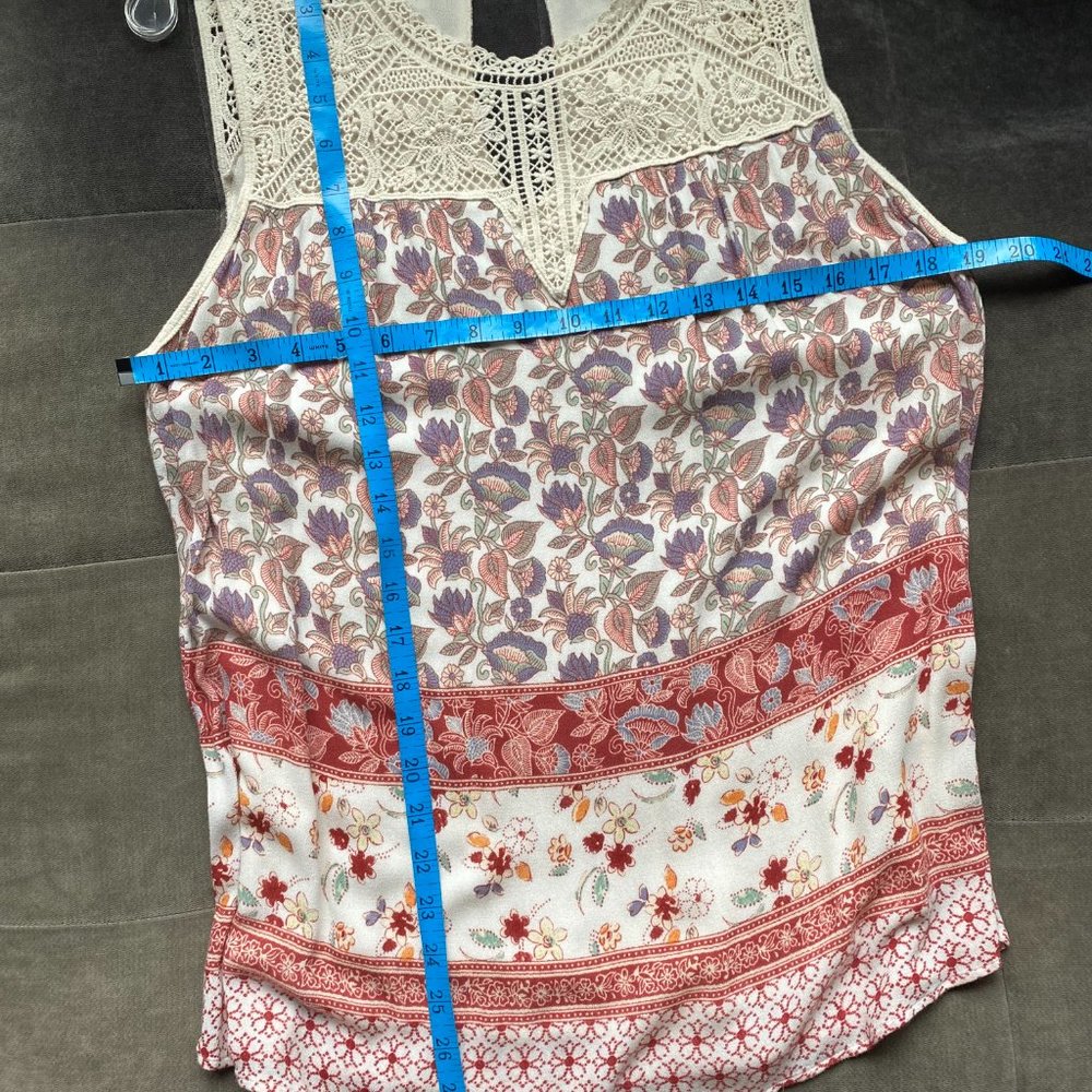 NWOT Anthro Maeve Sleeveless Blouse size L - Picture 9 of 9
